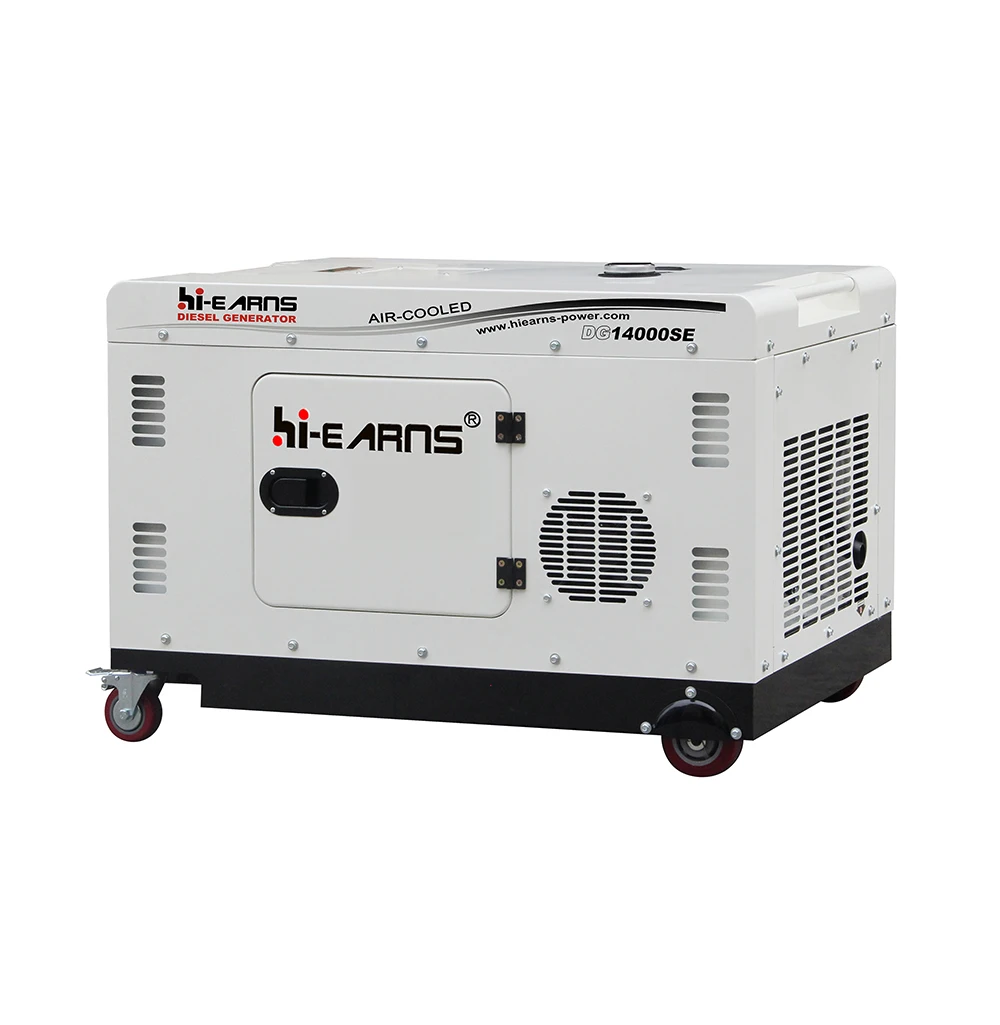 small size portable 10kw silent generator  with Hi-earns 1102f engine die·sel generator