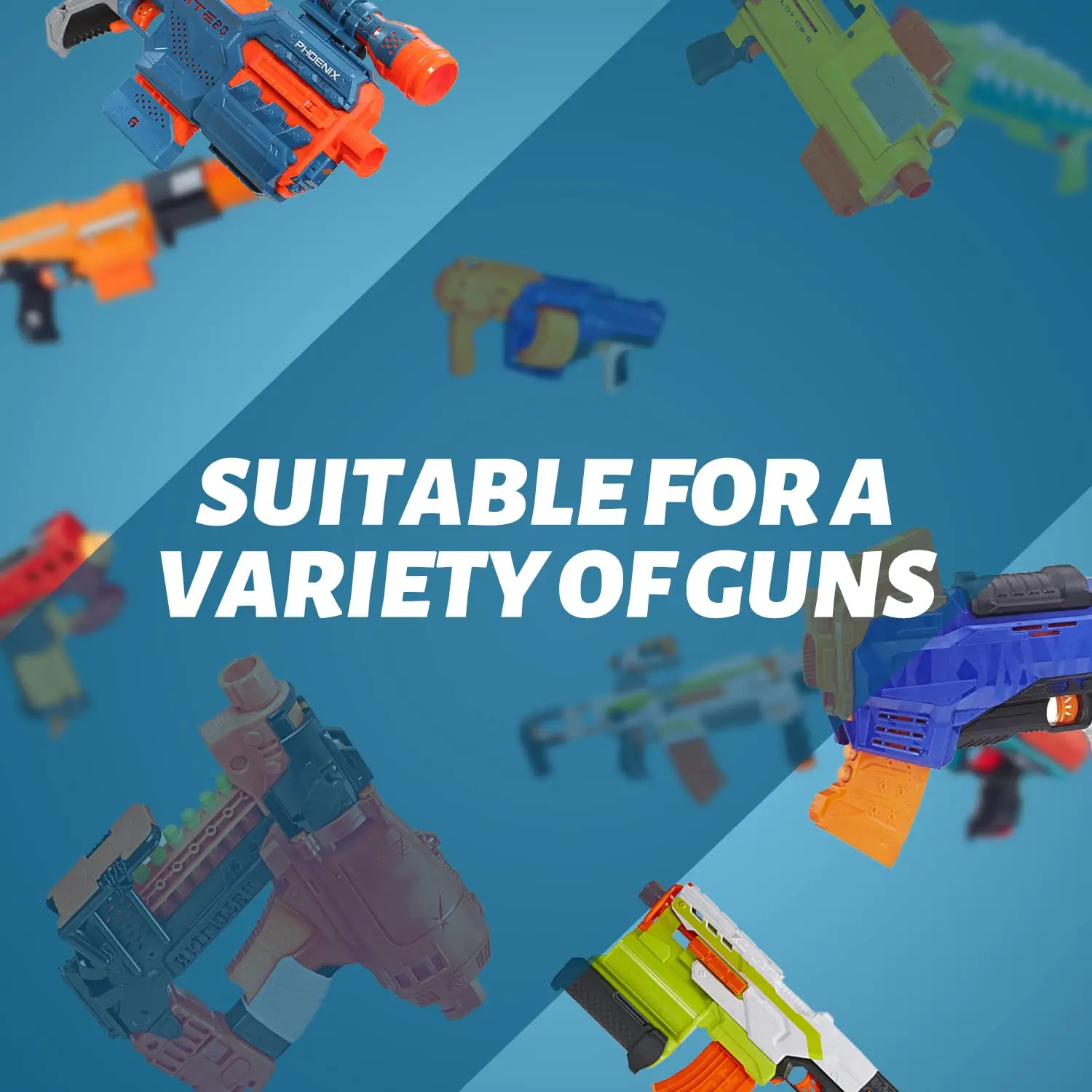 100 pçs recarga balas para nerf n-strike elite série blasters armas de brinquedo crianças aniversário natal role play nerf batalha jogo presentes