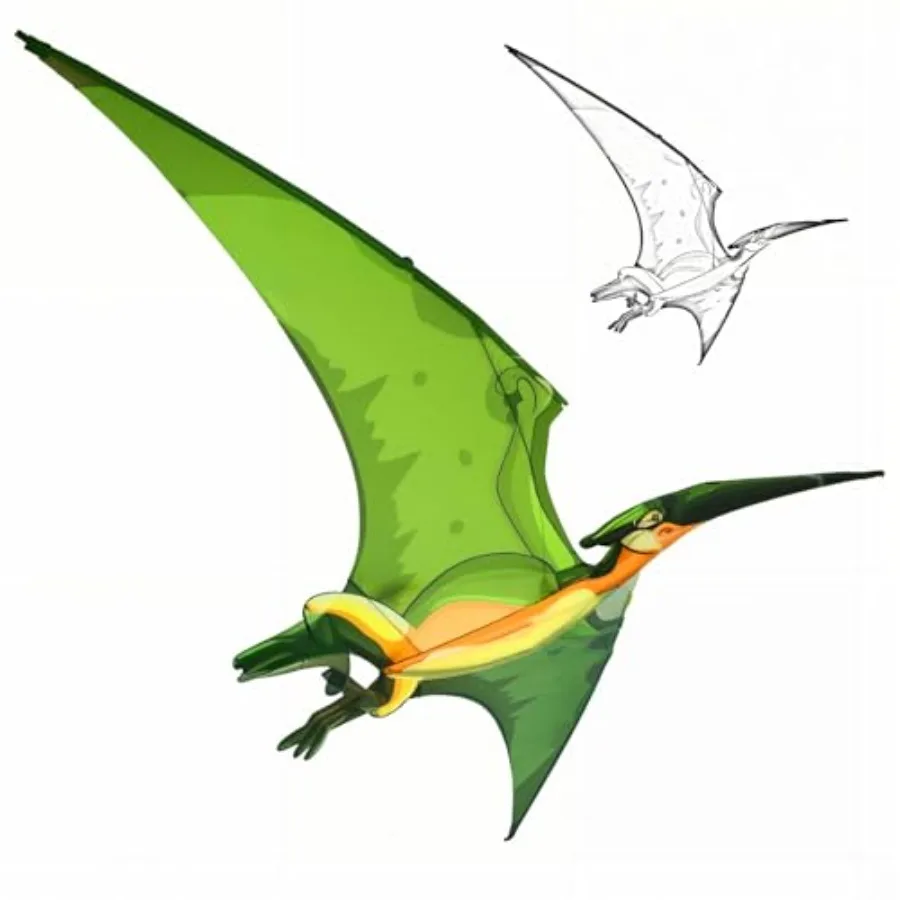 

Pterodactyl Kite with Handle,