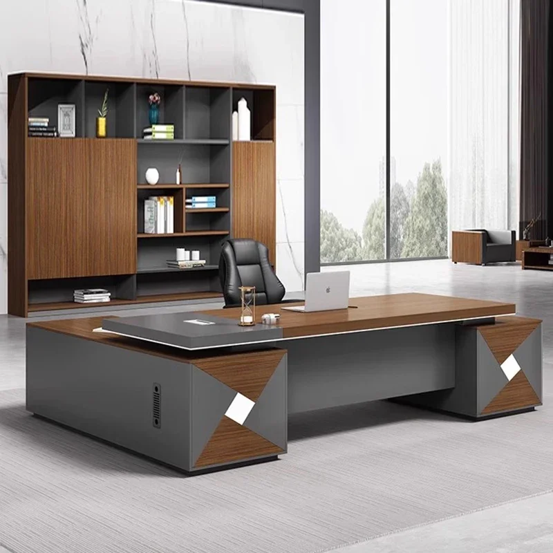 Office Professional Executive Desks Corner Student Table Multifunction Home Room Reception Escritorio Computer Bedroom Furniture