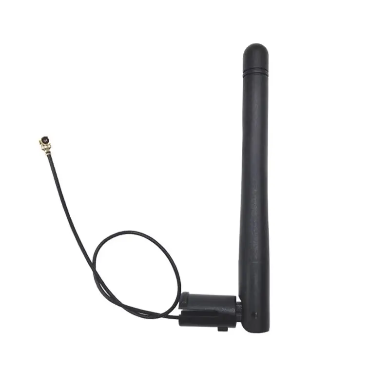 2.4 G WIFI ZigBee Bluetooth Module Antenna Snap-on Folding Rod Aerial IPEX Copper Interface High-Gain Long-Distance Transmission