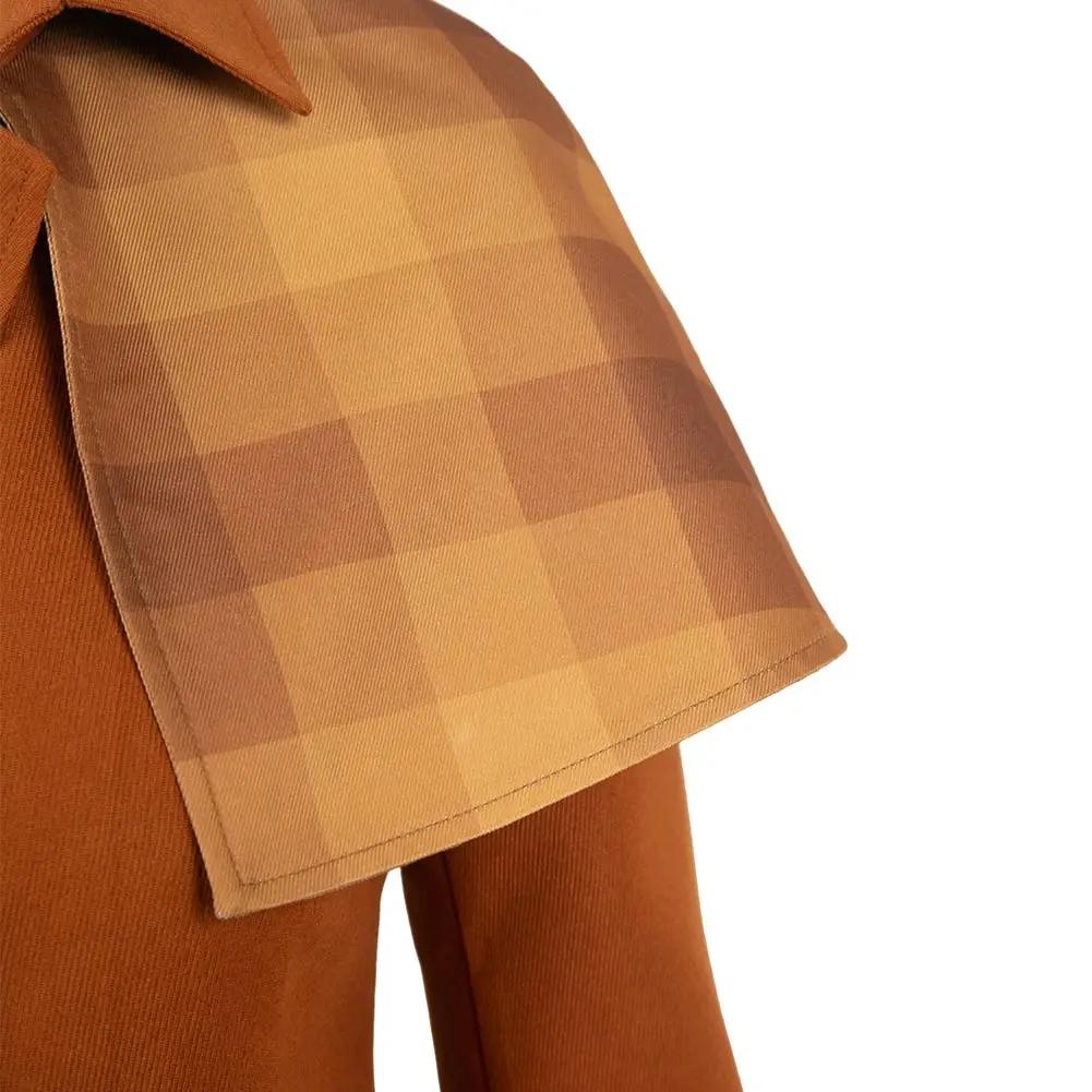 الأميرة الخيال تأثيري زي للنساء ، بدلة هالوين ، قلادة تمويه ، لعبة أنيمي ، الخيال ، البني ، الخوخ ، تمويه ، الكبار