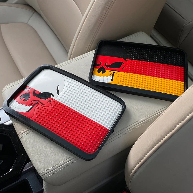 Car items placement pads dashboard anti-slip mats cell mobile phone sunglasses decoration ornaments non-shifting accessories men