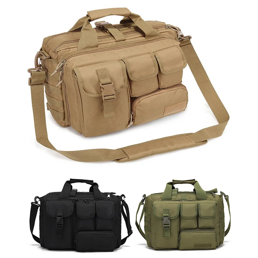 

Tactical Shoulder Crossbody Bag Laptop Briefcase Outdoor Travel Handbag Large Capacity Multifunction Pack Hiking Tote Bag AVA329