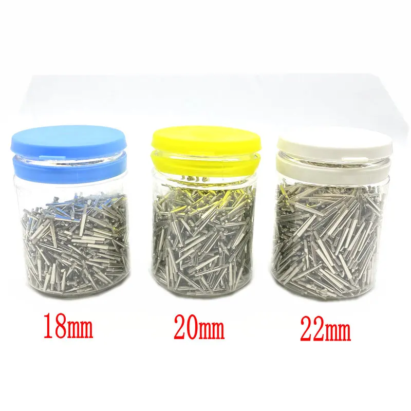 

1000pcs Dental Lab MaterialsSingle Pins Zinc Alloy Dowel Pins 3 Models 22mm,20mm,18mm,