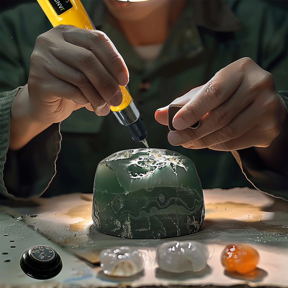 JANGKLIFE مطحنة الحفر الكهربائية حفارة القلم طاحونة مثقاب صغير أداة دوارة كهربائية ماكينة الطحن