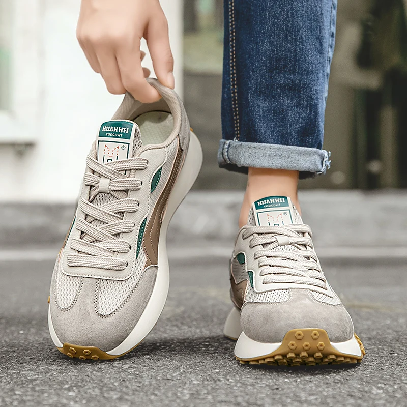 Zapatos de lona para exteriores para hombre con forro transpirable: diseño fresco y elegante, perfectos para desplazamientos, viajes al aire libre y informales