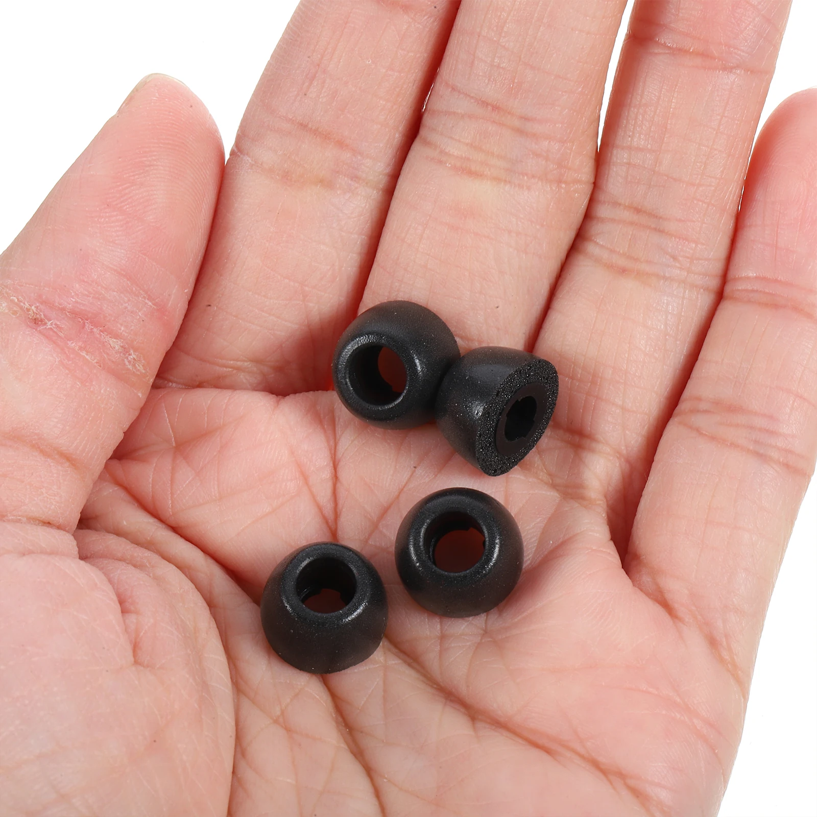 

4Pcs Memory Foam Earbud Tips Soft Silicone Earphone Replacement Covers Comfortable Noise Earbud Cover