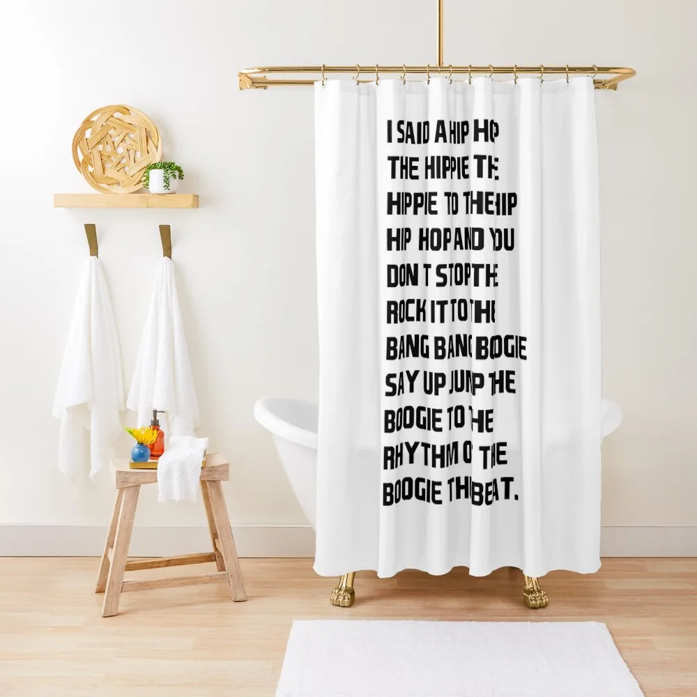 

I Said a Hip Hop Hippie Shower Curtain Luxury Bathroom Shower Waterproof Shower Elegant Bathroom For Bathroom Set Curtain