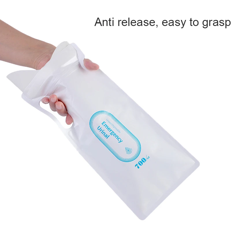 4PCS 700ml Emergency Portable Car Urine Bag Vomit Bags Mini Mobile Toilets Handy Unisex Disposable Urinal Toilet Bag Accessories