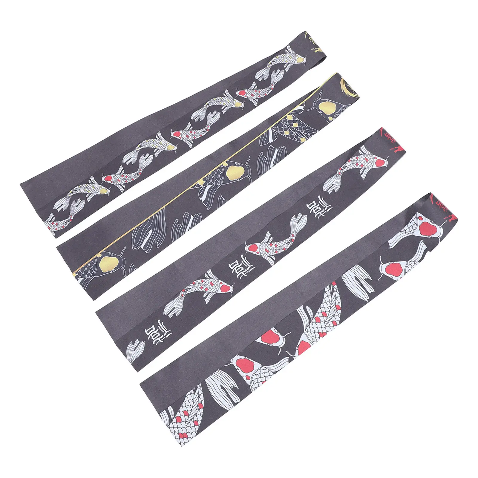 

4Pcs Japanese Karate Headbands Kids Ninja Samurai Hachimaki Sweat Absorbing Breathable Quick Dry Birthday Party Favors