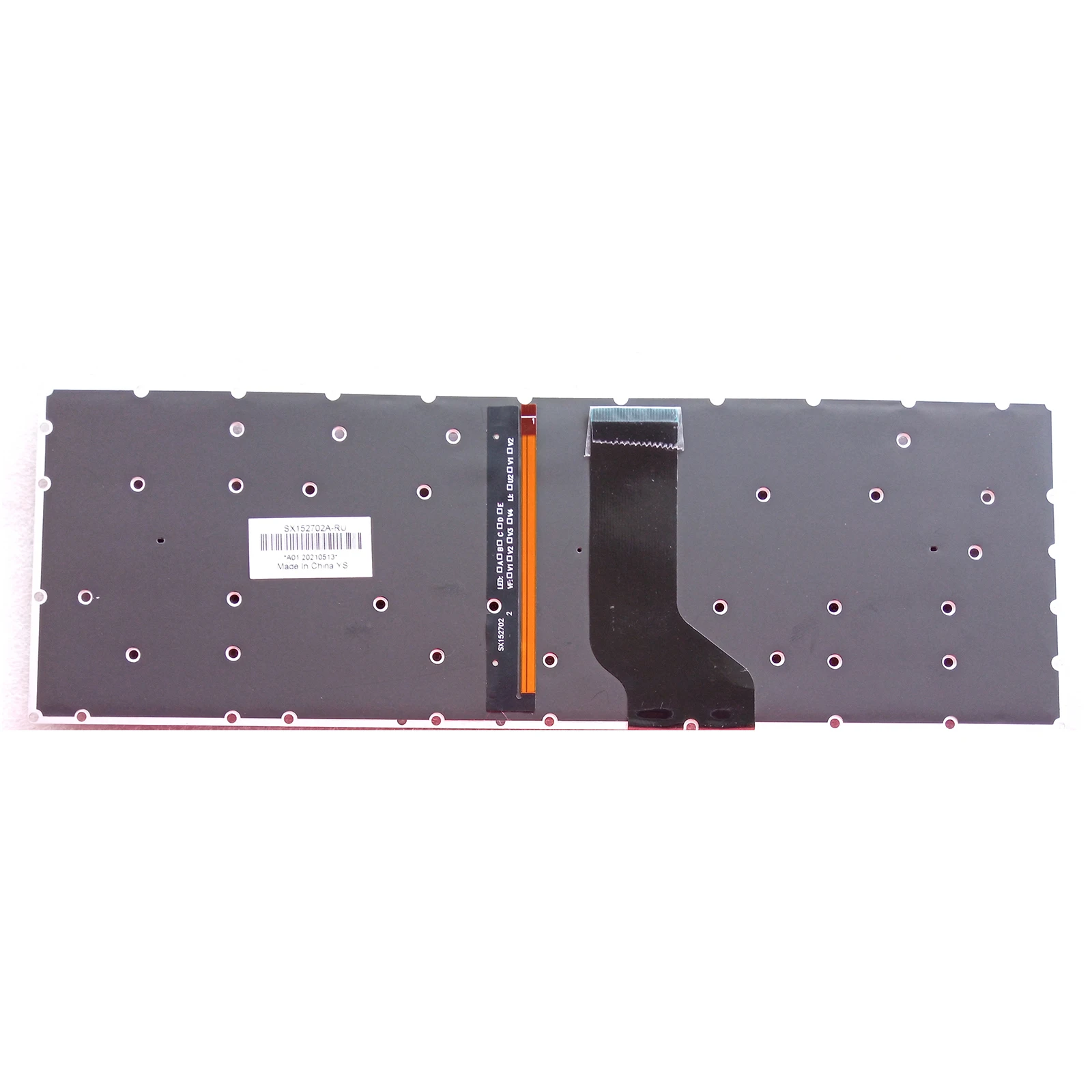 Imagem -02 - para Acer Aspire vx 15 Vx5591g Vx5793 Teclado ru com Retroiluminado sem Moldura Novo