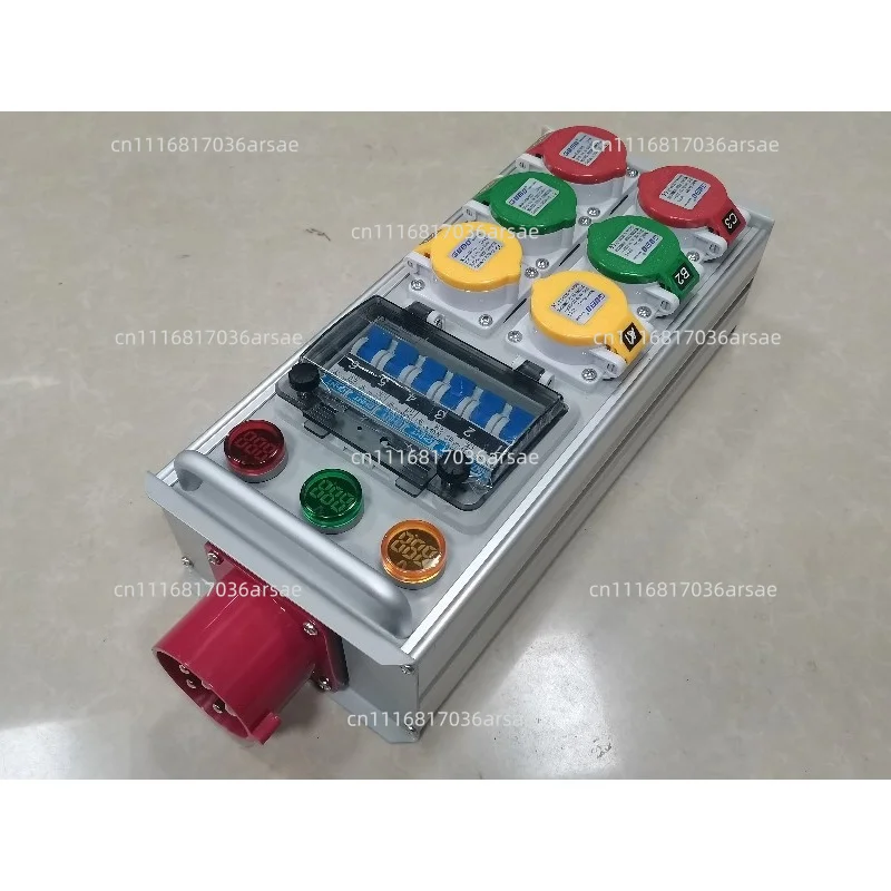 6-way Small Electrical Box, 16A Socket Box, Portable Large Screen LED Screen Power Box, Controller, Stage Distribution Box