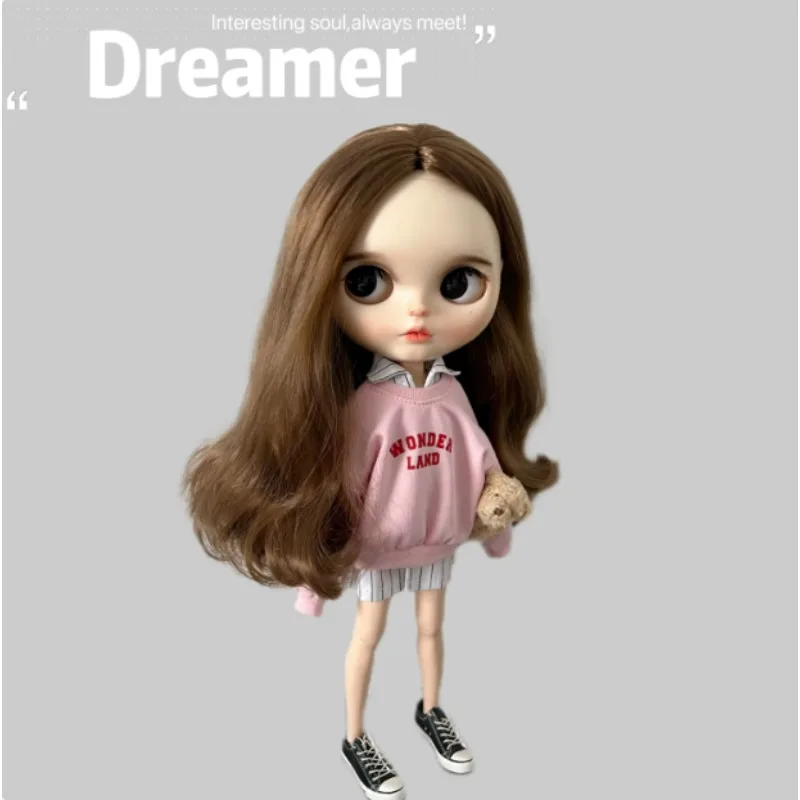 New styles Customized Doll clothes tshirt hoodies pants for your bb fr ob24 pp blythee dolls BBIKG793
