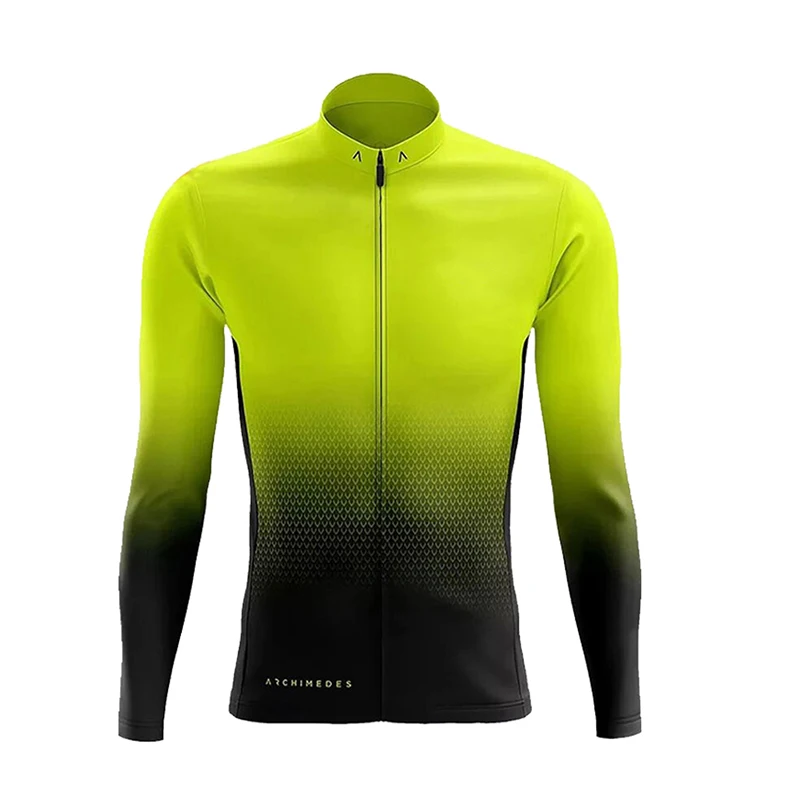 New Cycling Jersey Long Sleeve MTB Bicycle Clothing Men Bike Sportswear Sport Clothes Shirt Spring / Autumn Outdoor Team Top