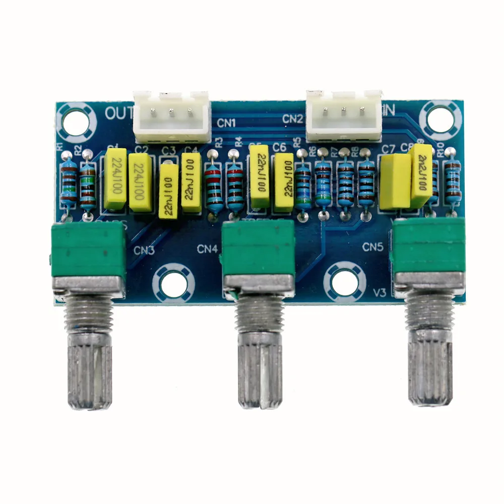 XH-M802 Passive Tone Board Amplifier Preamp Power Module Low High Sound Adjustment Electonic Diy Electronic PCB Board