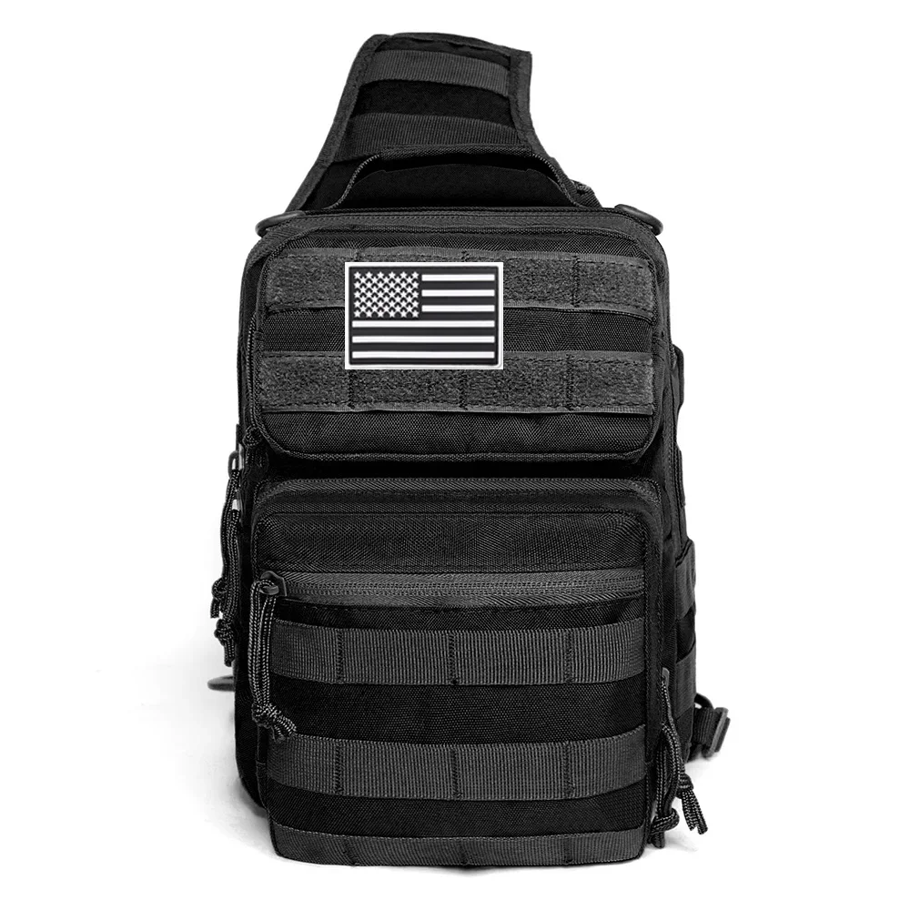 600D  Tactical Single Shoulder Backpack Molle Sling Bag Small EDC One Strap Daypack Tactical Bags  hiking backpacks  travel back