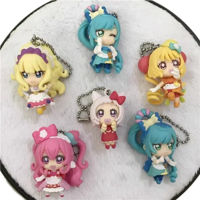 Bandai Capsule Toys Pretty Cure Tropical-Rouge Summer Angel Flamingo Cure Peace Blossom Happy Peach Figure Pendant No Box