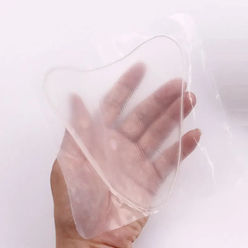 Wiederverwendbares, unsichtbares Anti-Aging-Silikon-Brustpflaster, selbstklebendes Anti-Falten-Brustpolster, beseitigt verhindert faltige Brustpflege