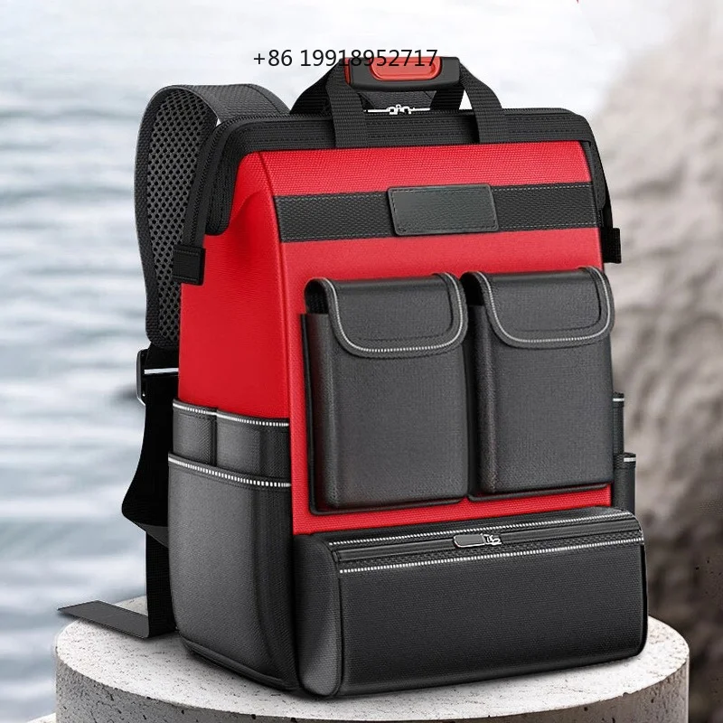 durable-canvas-backpack-multifunctional-electrician-tool-bag-shoulder-pack-for-repair-work