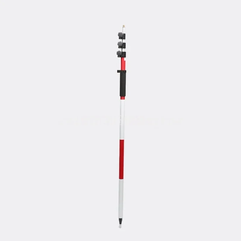 PLS52-4 Surveying Accessories 5.2 Meters Telescopic Prism Poles For Total Station