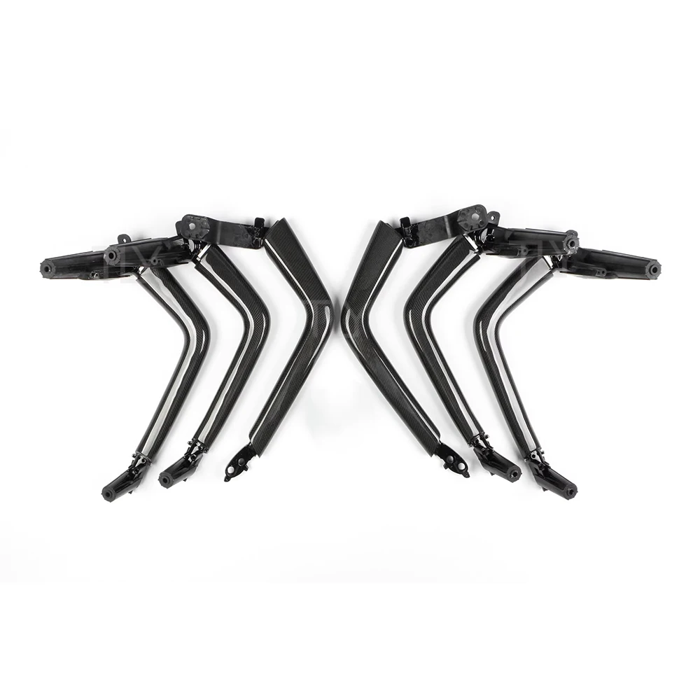 FOR Porsche Cayenne 2011-2023 Carbon Fiber Armrest Door Handle 6 Pieces Car Upgrade Decorative Parts for 2020 2021 2022 2023