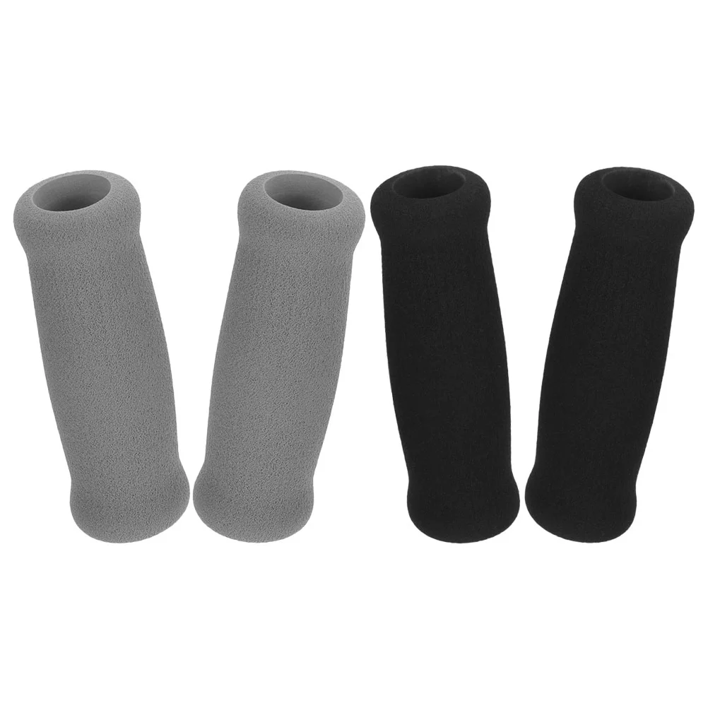 

4 Pcs Walker Cushion Hand Grips Walking Aid Handle Cover Accessories Crutch Wraps Crutches Sponge