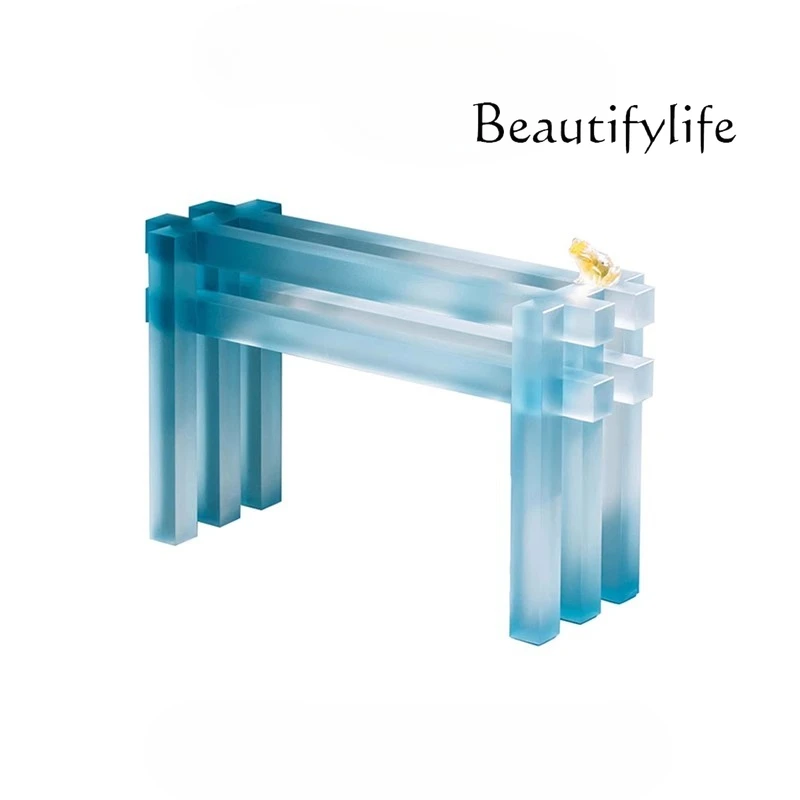 

Nordic simple acrylic shoe changing stool porch dressing room stool creative fitting room bench