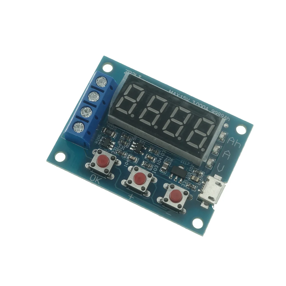 ZB2L3 Digital Battery Capacity Tester, LED Display Discharge Meter, Resistance Detector for 18650 Lithium & Lead-acid Battery - view 4