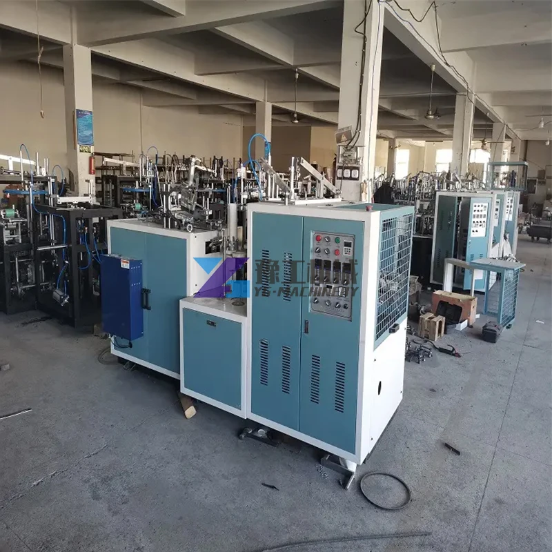 Disposable Automatic Double Wall Paper Cup Making Machine Price Ripple Coffee Paper Cup Forming Machine