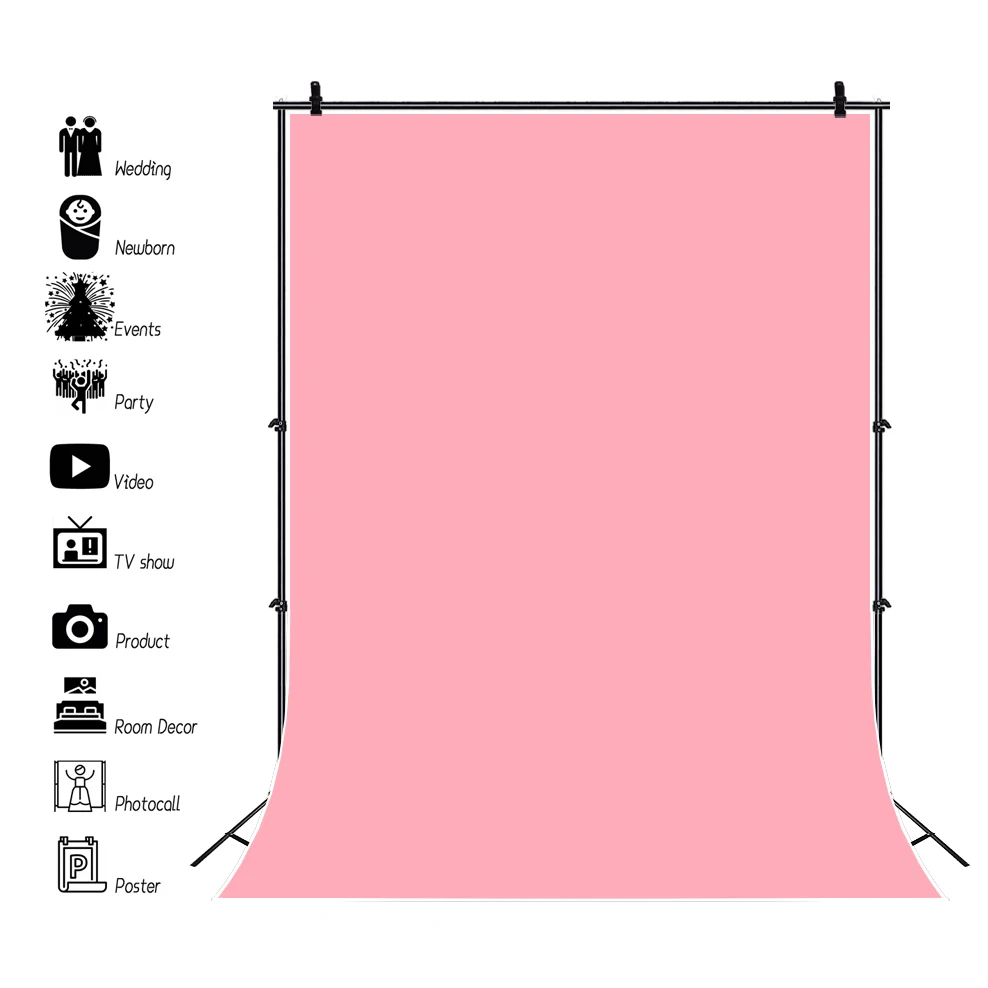 Schwarz Weiß Einfarbig Hintergrund Blau Rosa Hochzeit Kinder Baby Dusche Geburtstag Party Benutzerdefinierte Fotografie Hintergrund Foto Studio