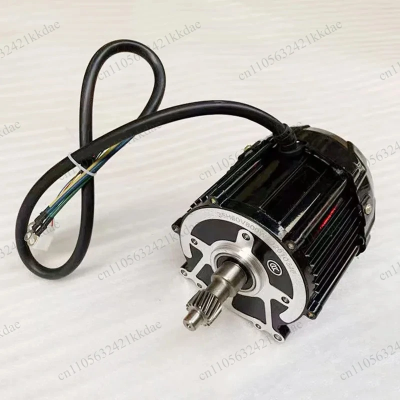 Pure Copper High Power Electric Tricycle Motor 60V 72V 800W-1200W Universal 5-Hole 16-Tooth Motor