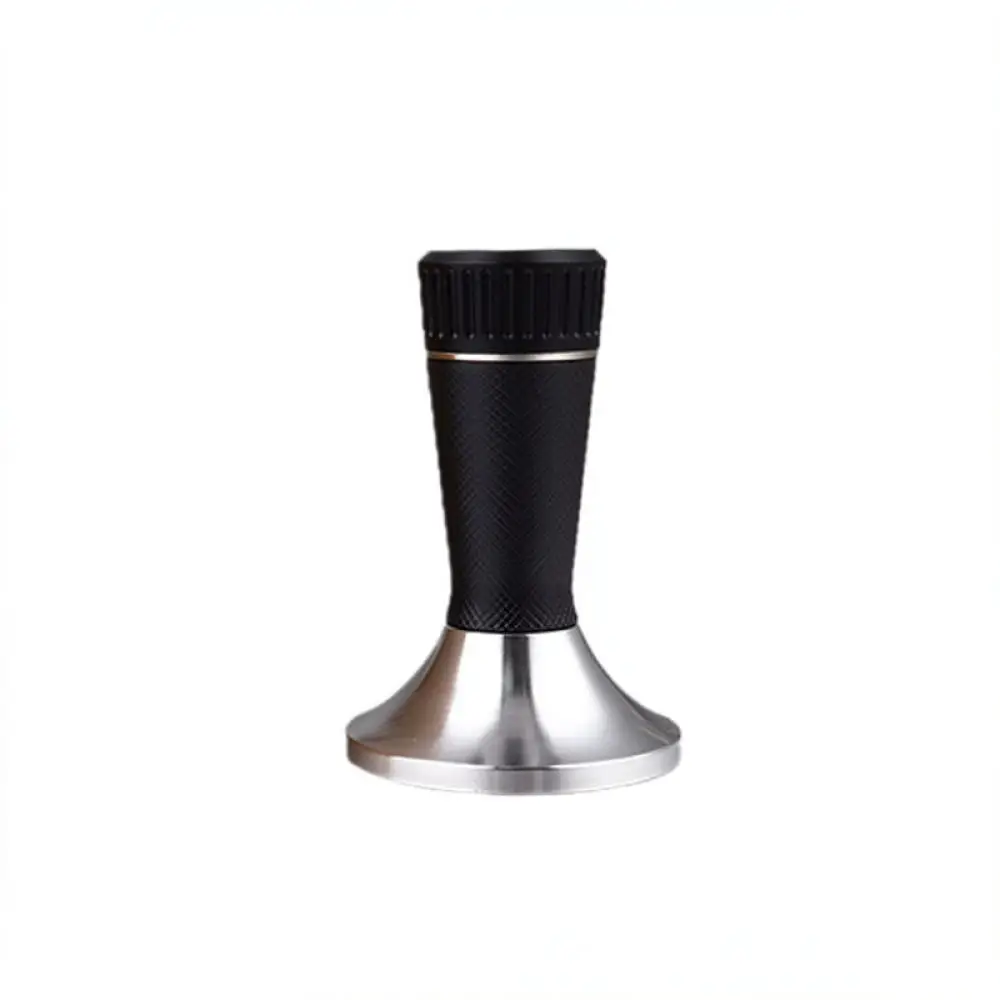 Two In One Espresso Tamper Distributor Stainless Steel Coffee Powder Press Tool Mesh Grip Design Barista Kitchen Equipment