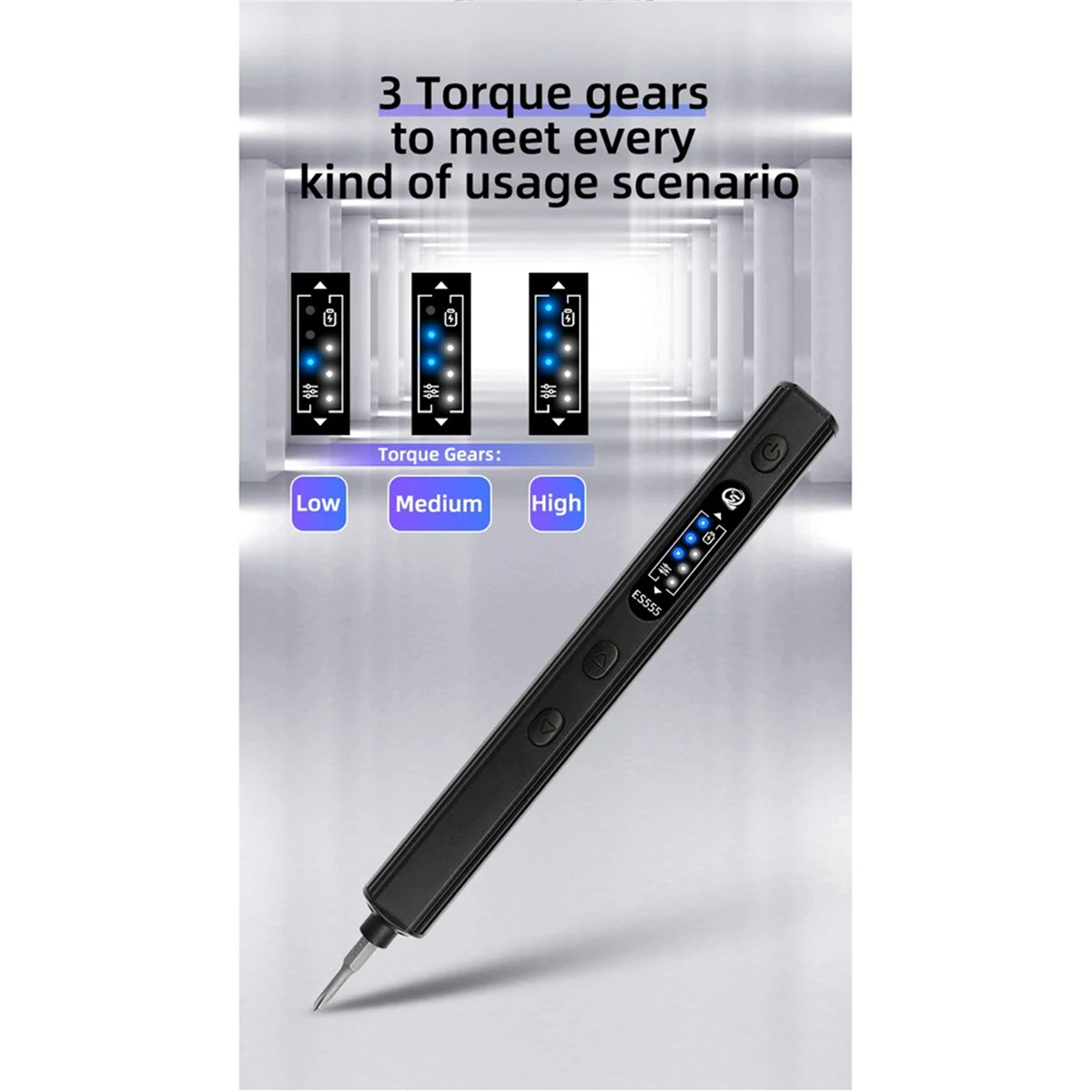 طقم مفك براغي ذكي FSLH ES555 مع أوضاع كهربائية ودليل، يدعم أوضاع العمل الأوتوماتيكية الثابتة لإصلاح طائرة RC بدون طيار، B #6