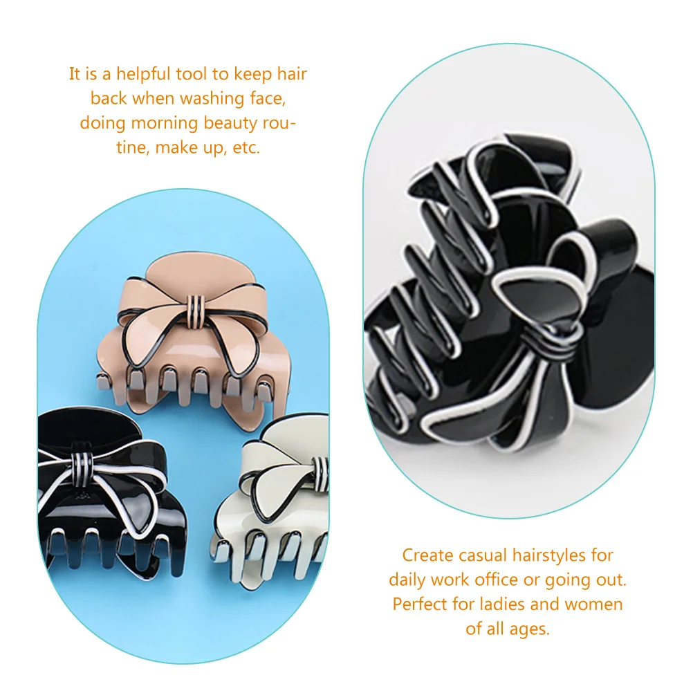 

Butterfly Claw Clips Large Non Slip Accessories for Women Thick Normal Ponytail Bow Hair Claw Clip Hair Care Styling Tool