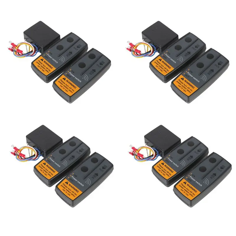 (Flash Sale) 8X 2.4G 12V 24V Electric Winch Switch Controller Universal Wireless Remote Control Recovery For Off-Road ATV Traile