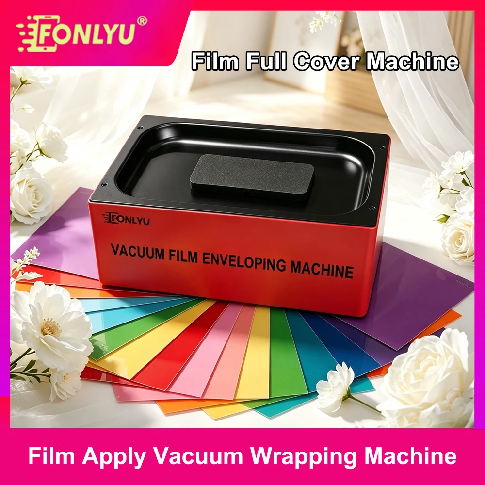 

FONLYU New A4 Vacuum Envelope Machine for iPhone 17 Pro Max Color Change Full-Cover Film Coating Laminating Wrapping Machine