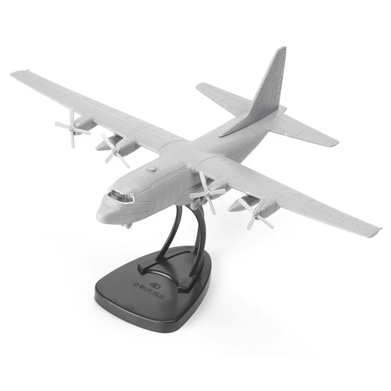 New 1/144 American C130 Hercules Transport Aircraft 4D Assemble Model Aircraft Children Toy A10