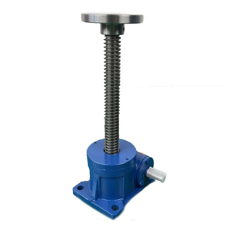 SWL1T/2.5T Screw Rod Elevator Small Manual Lifting Platform Hand-Cranking Leading Worm Screw Lift Handwheel SWL Lifting Reducer