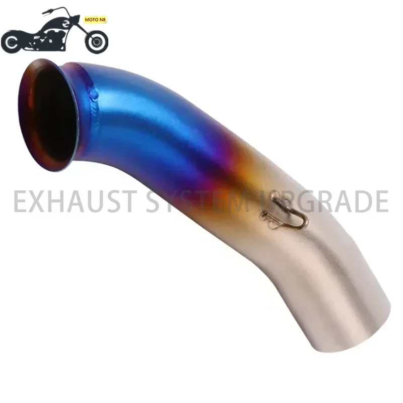 

MOTO N8 Труба среднего звена мотоцикла, модифицированный глушитель средней трубки Escape Moto, нержавеющая сталь для KTM RC390 Duke 390 125 250 2