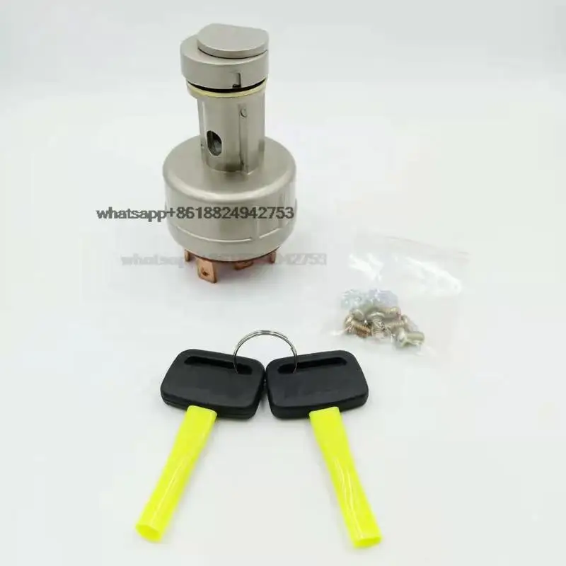 Excavator Ignition Switch including the key For Komatsu PC 6 lines High quality