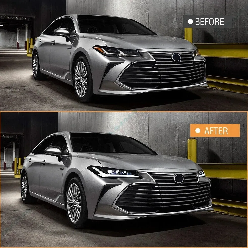 Pair LED Headlights For 2019 2020 2021-2023 Toyota Avalon XLE XSE Limited Sedan Headlamp Front Lights Turn Signal DRL Head Lamp