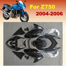 Fit For Z750S 2004 2006 2005 Motorcycle Complete  Fairing kit Gloss Black Bodywork Z 750S 04 05 06