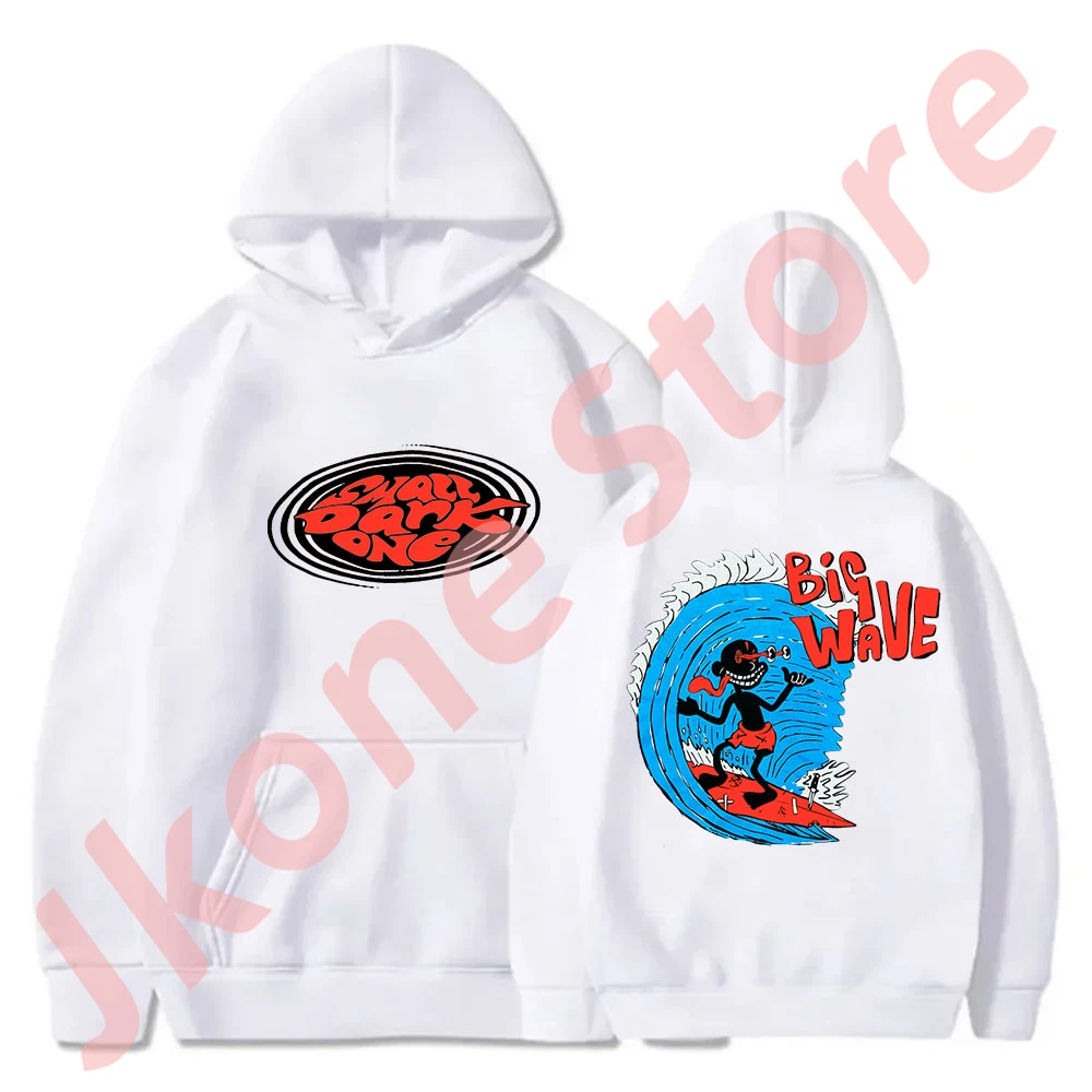 Lil Darkie Vintage Big Wave Hoodies 2024 Tour Merchandise Sweatshirts Vrouwen Herenmode Hiphop Streetwear Pullovers