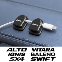 For Suzuki Jimny Swift Grand Vitara Ignis Alto Baleno SX4 Samurai S-Cross Celerio Ertiga 4PCS Mini Sticky Hooks Car Accessories