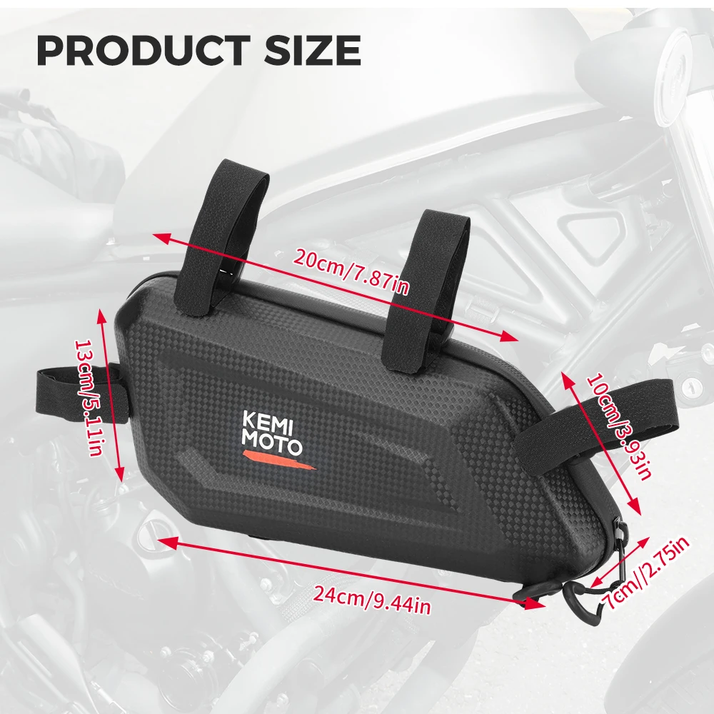 Motorcycle Bag for Honda Rebel 300 CMX250 CMX300 CMX500 Waterproof Engine Side Storage Bag Guard Pole Bag Motorcycle Accessories