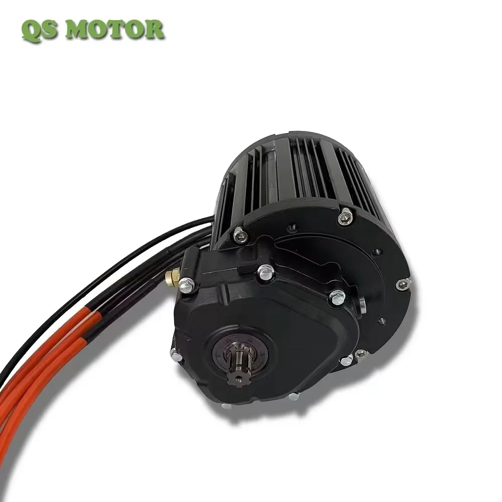 

QS 4000W V3 Mid Drive Motor QS138-C 90H with Internal Gear Box 1:2.35 Ratio for High Performance Electric Bike kits