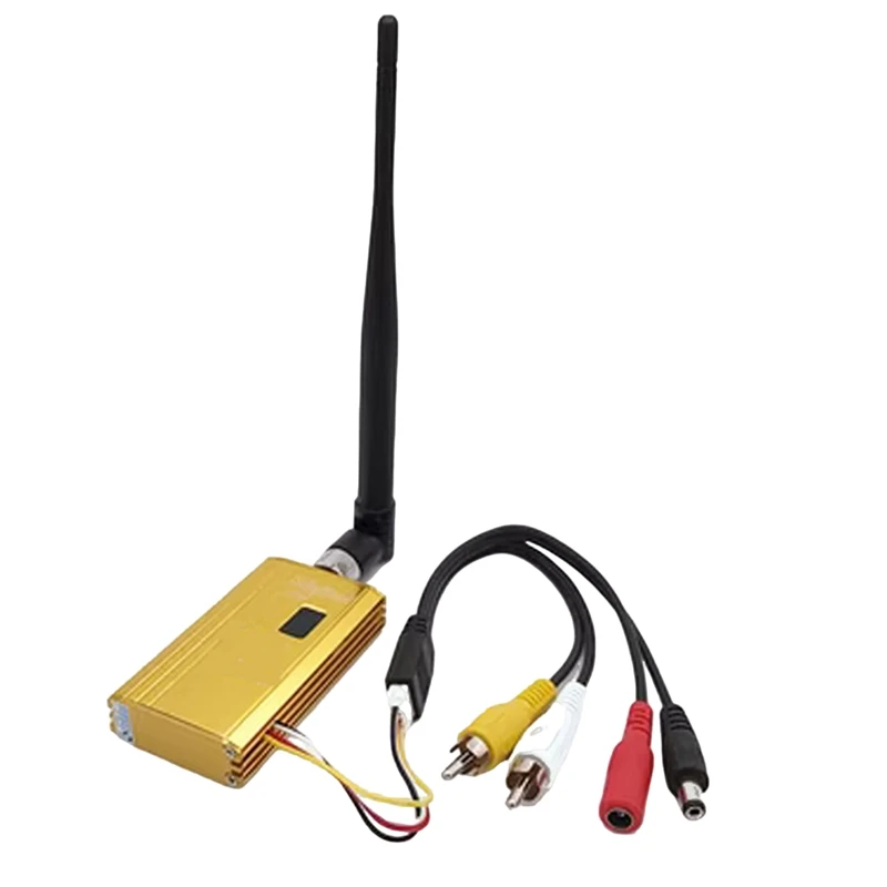 Transmisor Inalámbrico FPV 1,2 Ghz 1500MW 8CH AV Sender TV Audio Video transmisor para QAV250 250 FPV Quadcopter