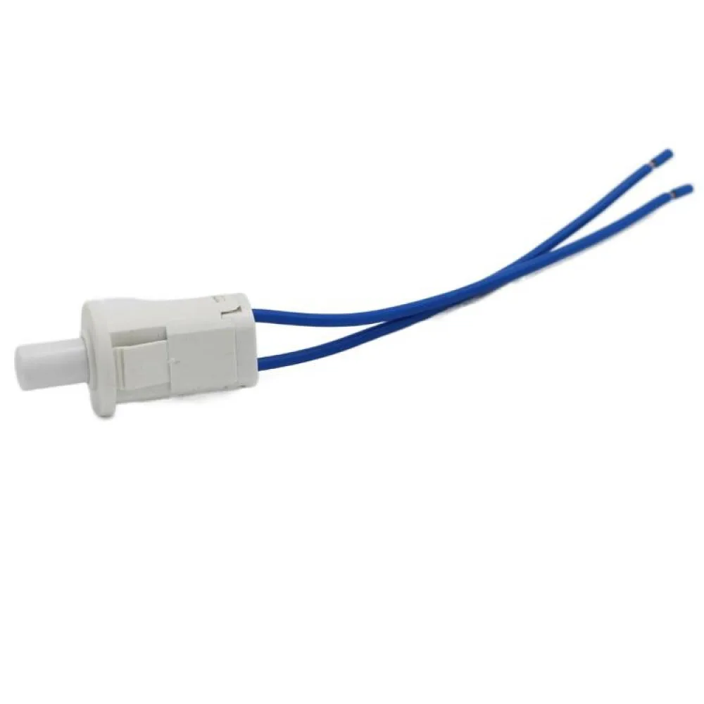 Interruptor de luz de armario de refrigerador AC250V, interruptor de Control de puerta de armario doméstico, interruptor de puerta de botón de presión de luz de armario