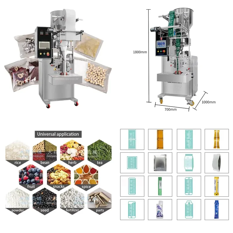 2026 DXB-100K Commercial High Performance Auto Small Bag Sugar Sachet Packing Machine Price